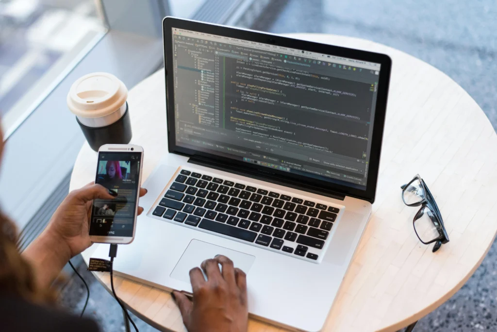 mobile-app-development-android-programming-testing-laptop